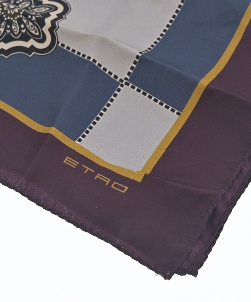 ETRO（エトロ）バンダナ・スカーフ 紺 サイズ:- レディース/2200722818114