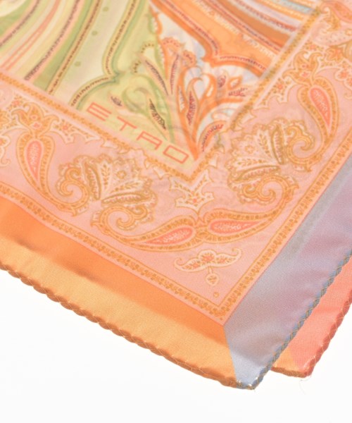 ETRO（エトロ）バンダナ・スカーフ オレンジ サイズ:- レディース/2200682599030