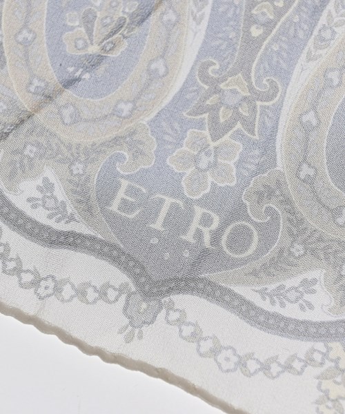 ETRO（エトロ）バンダナ・スカーフ 白 サイズ:- レディース/2200686824077