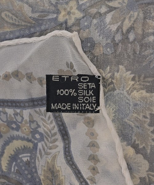 ETRO（エトロ）バンダナ・スカーフ 白 サイズ:- レディース/2200686824077