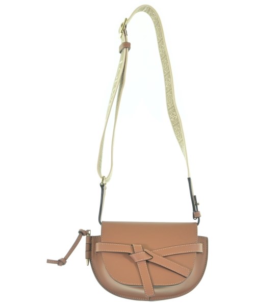 LOEWE（ロエベ）ショルダーバッグ 茶 サイズ:ミニ レディース/2200635584021