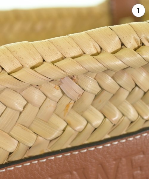 LOEWE（ロエベ）かごバッグ ベージュ サイズ:- レディース/2200638760019