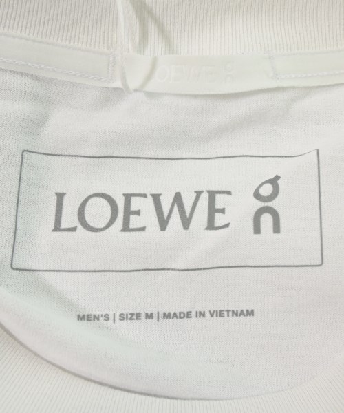 LOEWE（ロエベ）Tシャツ・カットソー 白 サイズ:M メンズ/2200643514041