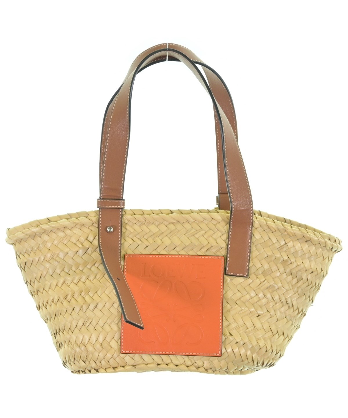 木*繭様 LOEWE かごバッグ ベージュ/赤 木*繭様 LOEWE かごバッグ ベージュ/赤 木*繭様 LOEWE かごバッグ