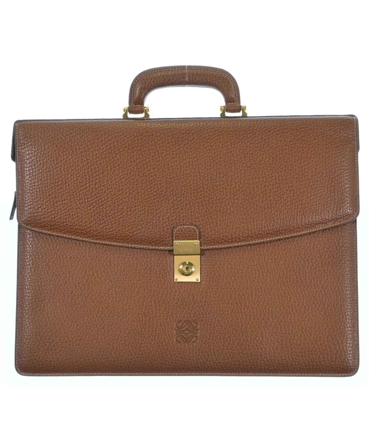 LOEWE（ロエベ）ビジネスバッグ 茶 サイズ:- レディース