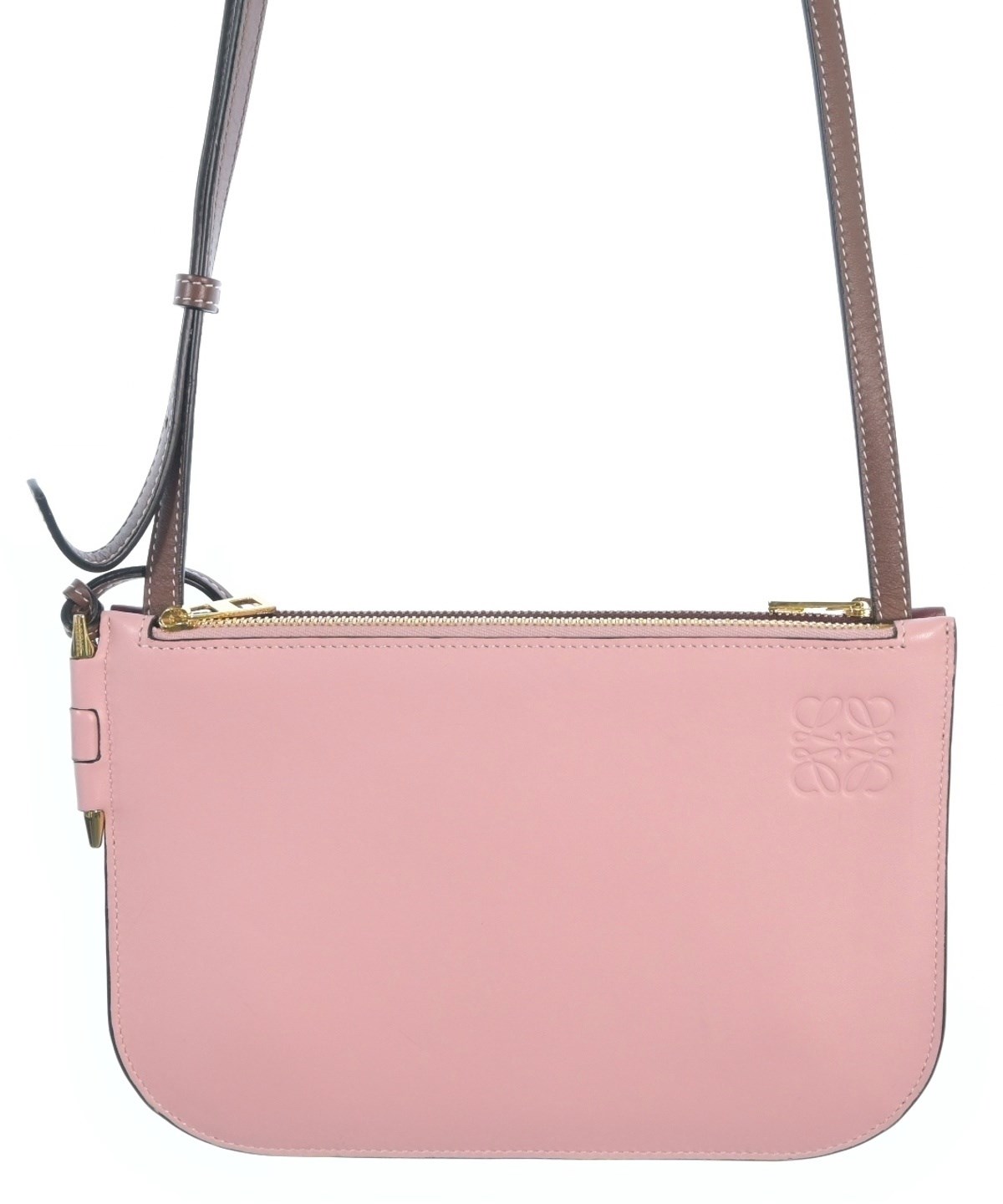 レア品　ロエベ　バッグ　ロゴ型押し　ピンク　ショルダーバッグ　LOEWE レア品 ロエベ バッグ ロゴ型押し ピンク ショルダーバッグ LOEWE