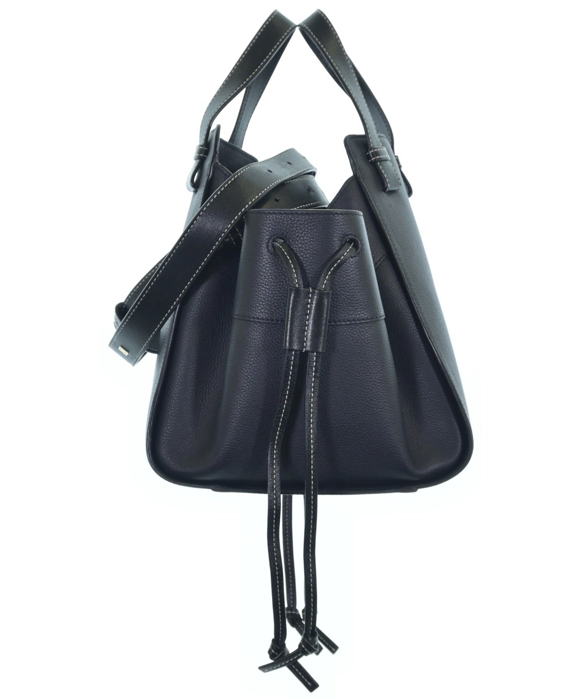 LOEWE　ショルダーバック　黒 ロエベ 2way ショルダーバッグ 肩掛け 斜め掛け PASEO SATCHEL