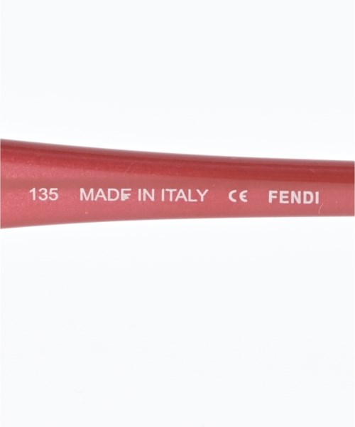 FENDI（フェンディ）メガネ 赤 サイズ:- レディース/2200600480037