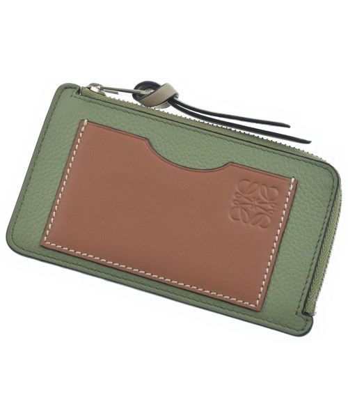 LOEWE(ロエベ)カードケース 緑 サイズ:-/2200675487047