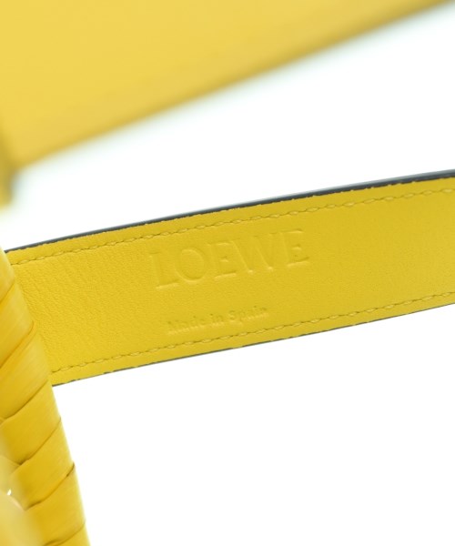 LOEWE（ロエベ）かごバッグ 黄 サイズ:- レディース/2200681429413