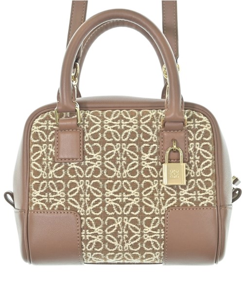 LOEWE(ロエベ)ハンドバッグ 茶 サイズ:16/2200698720015