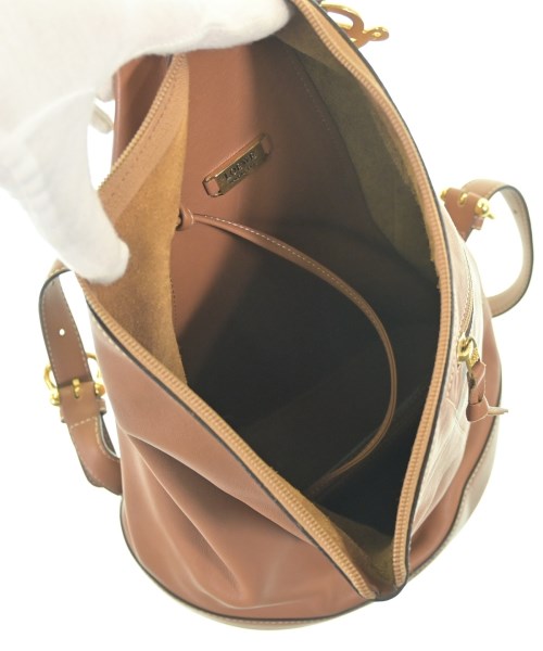 LOEWE（ロエベ）バックパック・リュック 茶 サイズ:- レディース/2200659907011