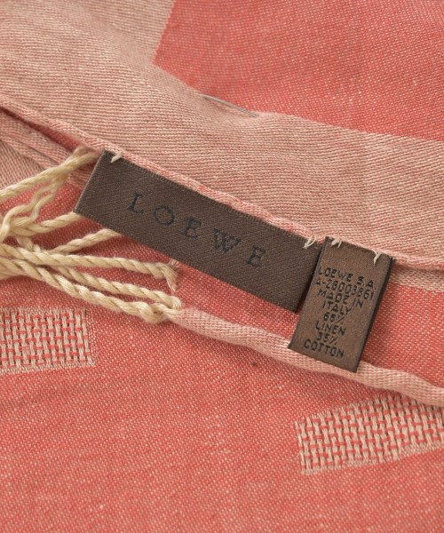 LOEWE（ロエベ）ストール ピンク サイズ:- レディース/2200712458023