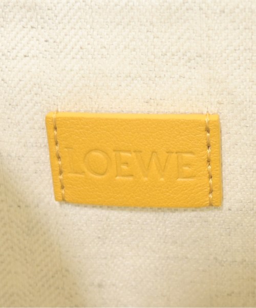 LOEWE（ロエベ）クラッチバッグ 黄 サイズ:- レディース/2200708466025
