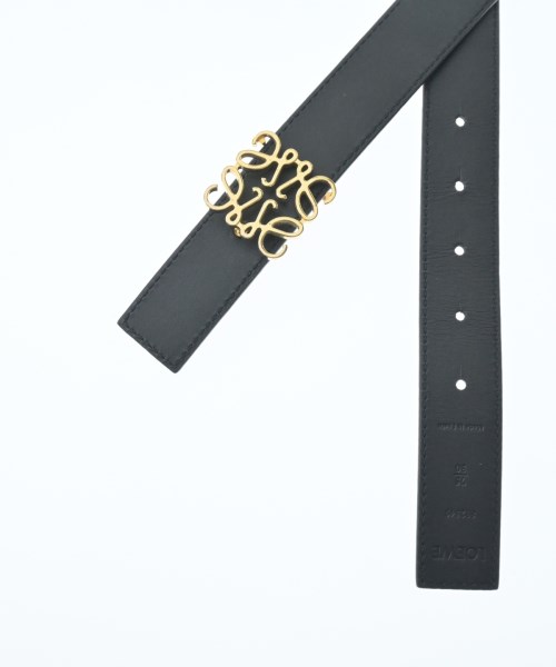LOEWE（ロエベ）ベルト 黒 サイズ:75 レディース/2200665515040