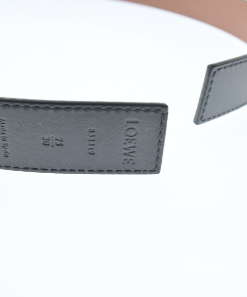 LOEWE（ロエベ）ベルト 黒 サイズ:75 レディース/2200665515040