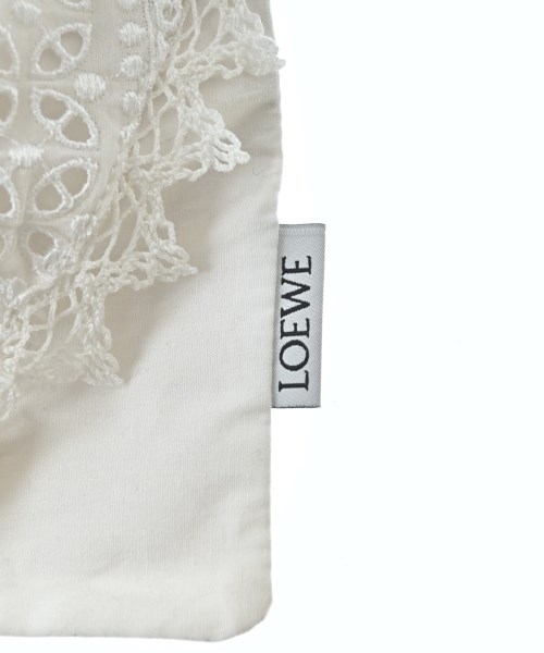 LOEWE（ロエベ）ポーチ 白 サイズ:- レディース/2200670806010