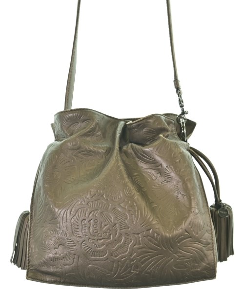 LOEWE（ロエベ）ショルダーバッグ 茶 サイズ:22 レディース/2200719902949