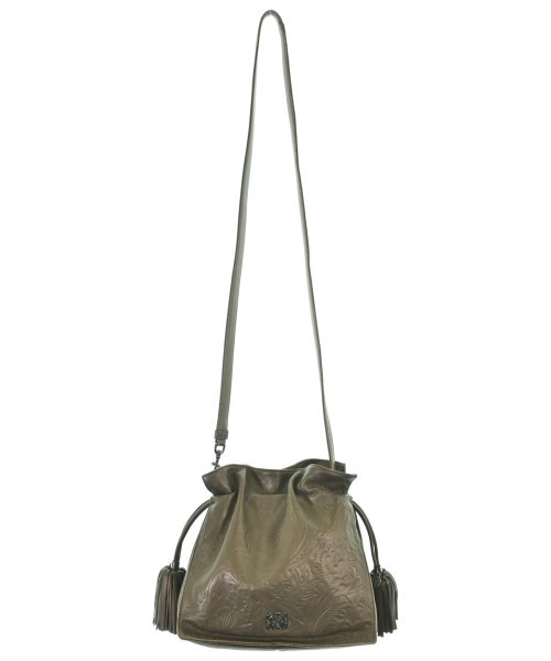 LOEWE（ロエベ）ショルダーバッグ 茶 サイズ:22 レディース/2200719902949