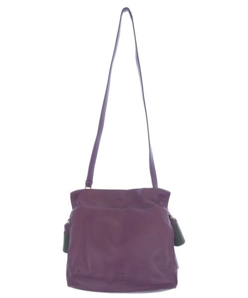 【最終価格】ロエベLOEWE ショルダーバッグ 紫★傷みあり LOEWE（ロエベ）ショルダーバッグ 紫 サイズ:- レディース