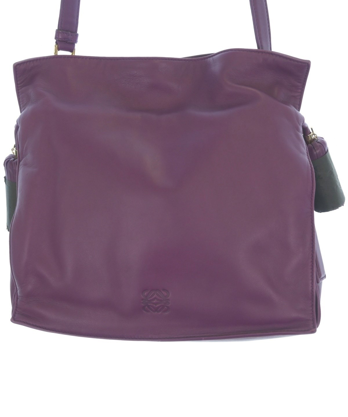 【最終価格】ロエベLOEWE ショルダーバッグ 紫★傷みあり LOEWE（ロエベ）ショルダーバッグ 紫 サイズ:- レディース