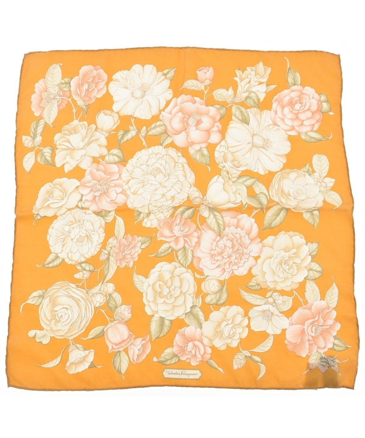 Salvatore Ferragamo（サルバトーレフェラガモ）バンダナ・スカーフ 黄