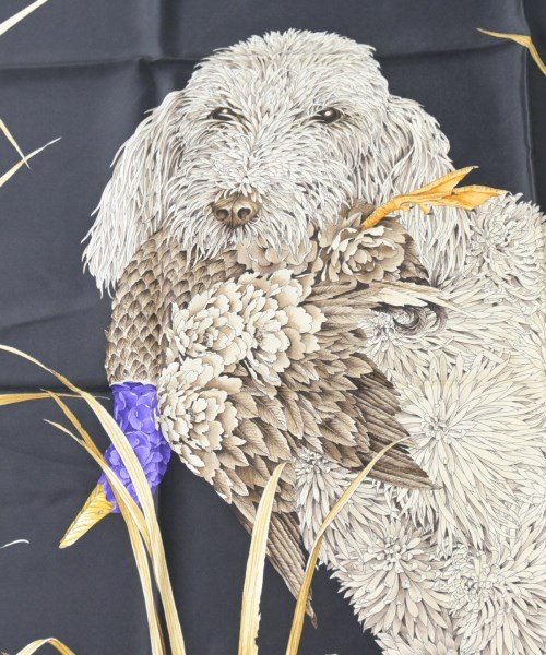 Salvatore Ferragamo（サルバトーレフェラガモ）バンダナ・スカーフ 黒 サイズ:- レディース/2200639139142