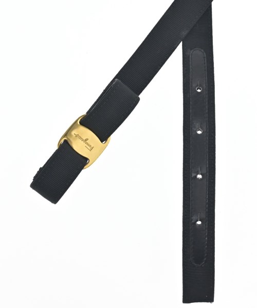 Salvatore Ferragamo（サルバトーレフェラガモ）ベルト 黒 サイズ:M レディース/2200641354038