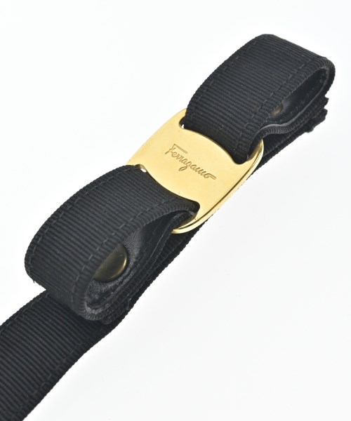 Salvatore Ferragamo（サルバトーレフェラガモ）ベルト 黒 サイズ:M レディース/2200641354038