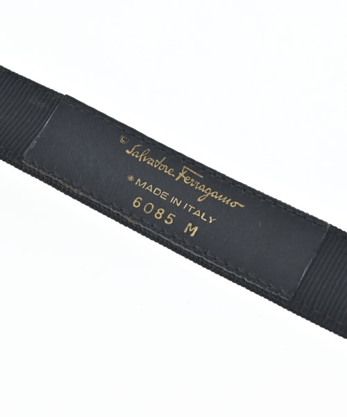 Salvatore Ferragamo（サルバトーレフェラガモ）ベルト 黒 サイズ:M レディース/2200641354038