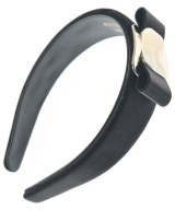 Salvatore Ferragamo（サルバトーレフェラガモ）ヘアアクセサリー 黒 サイズ:- レディース/2200641806025