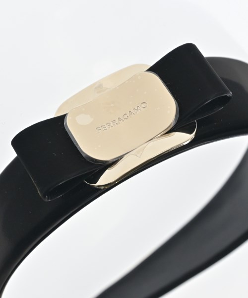Salvatore Ferragamo（サルバトーレフェラガモ）ヘアアクセサリー 黒 サイズ:- レディース/2200641806032