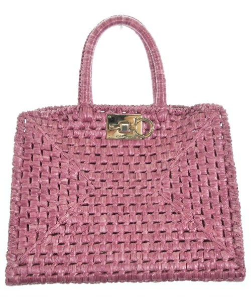Salvatore Ferragamo(サルバトーレフェラガモ)かごバッグ ピンク サイズ:-/2200633645113