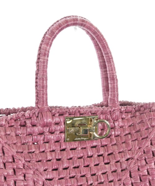 Salvatore Ferragamo（サルバトーレフェラガモ）かごバッグ ピンク サイズ:- レディース/2200633645113