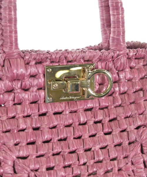 Salvatore Ferragamo（サルバトーレフェラガモ）かごバッグ ピンク サイズ:- レディース/2200633645113