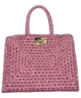 Salvatore Ferragamo（サルバトーレフェラガモ）かごバッグ ピンク サイズ:- レディース/2200633645113