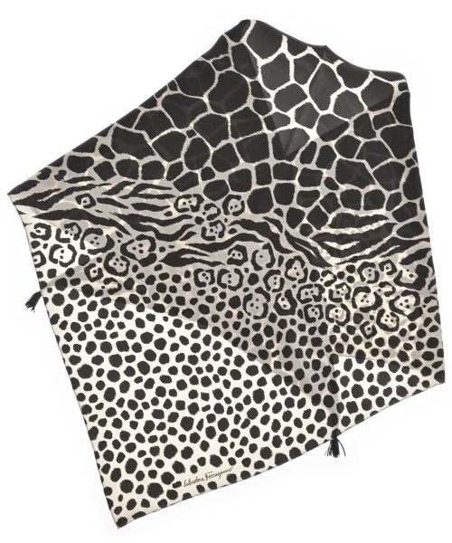 Salvatore Ferragamo（サルバトーレフェラガモ）バンダナ・スカーフ 茶 サイズ:- レディース/2200626175016