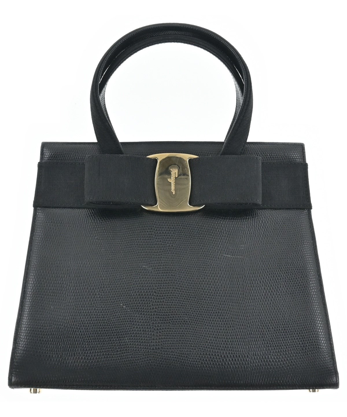 Ferragamo ハンドバック ブラック Salvatore Ferragamo（サルバトーレフェラガモ）ハンドバッグ 黒