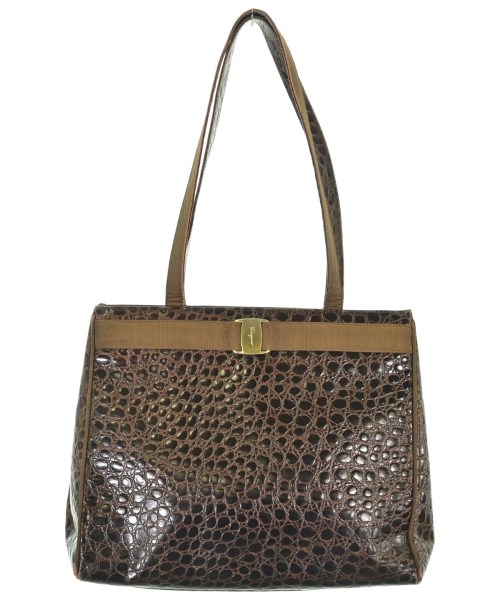 Salvatore Ferragamo（サルバトーレフェラガモ）トートバッグ 茶 サイズ:- レディース/2200631534013