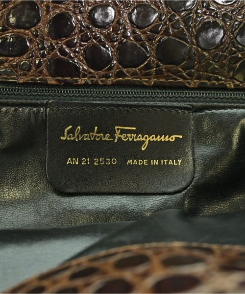 Salvatore Ferragamo（サルバトーレフェラガモ）トートバッグ 茶 サイズ:- レディース/2200631534013