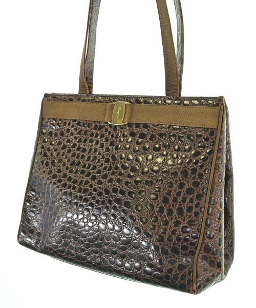 Salvatore Ferragamo（サルバトーレフェラガモ）トートバッグ 茶 サイズ:- レディース/2200631534013