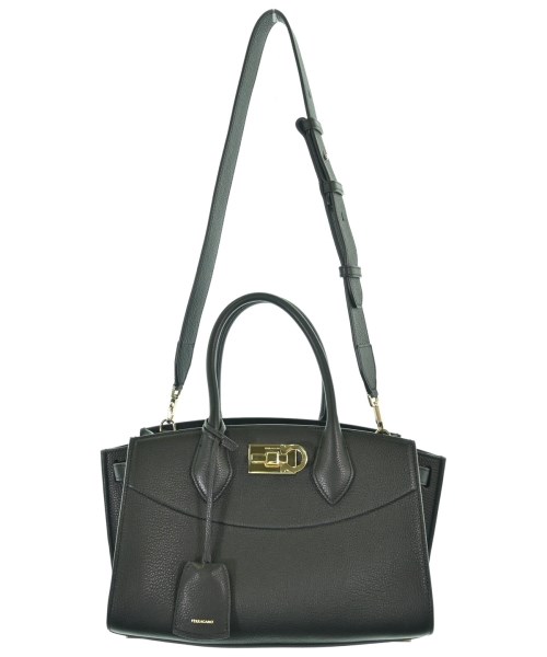 Salvatore Ferragamo（サルバトーレフェラガモ）ハンドバッグ 黒 サイズ:M レディース/2200613964012