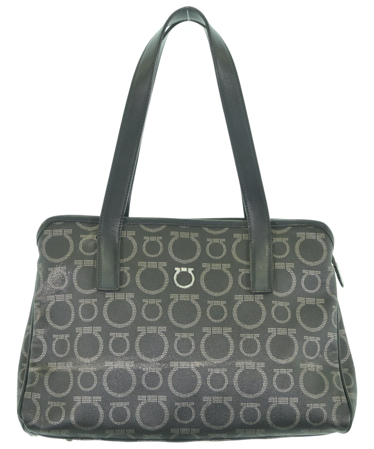 salvatoreferragamo ハンドバッグ ブラック レザー FERRAGAMO フェラガモ Salvatore Ferragamo バッグ ハンドバッグ