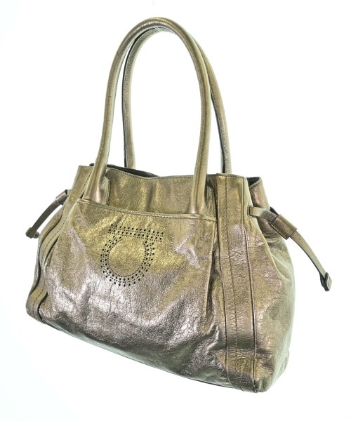 Salvatore Ferragamo（サルバトーレフェラガモ）トートバッグ ゴールド サイズ:- レディース/2200614245967