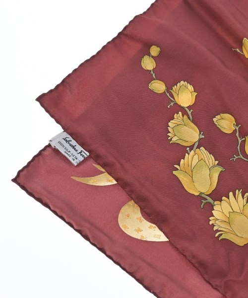 Salvatore Ferragamo（サルバトーレフェラガモ）バンダナ・スカーフ 赤 サイズ:- レディース/2200608208541