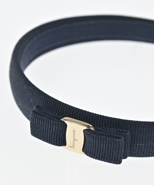 Salvatore Ferragamo（サルバトーレフェラガモ）ヘアアクセサリー 紺 サイズ:- レディース/2200619975050