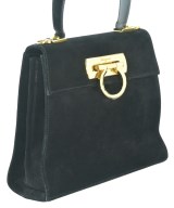 Salvatore Ferragamo（サルバトーレフェラガモ）ハンドバッグ 黒 サイズ:- レディース/2200603591945