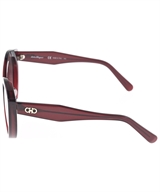 Salvatore Ferragamo（サルバトーレフェラガモ）サングラス 赤 サイズ:- レディース/2200605904187