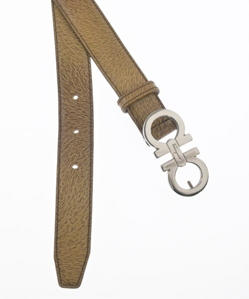 Salvatore Ferragamo（サルバトーレフェラガモ）ベルト ベージュ サイズ:70 レディース/2200667819078