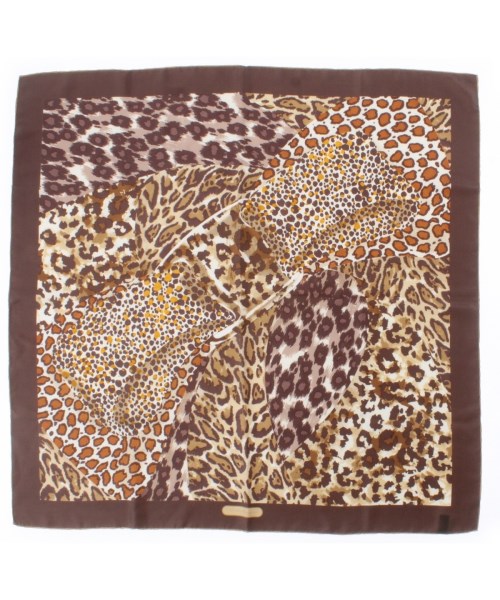 Salvatore Ferragamo(サルバトーレフェラガモ)バンダナ・スカーフ 茶 サイズ:-/2200674018075